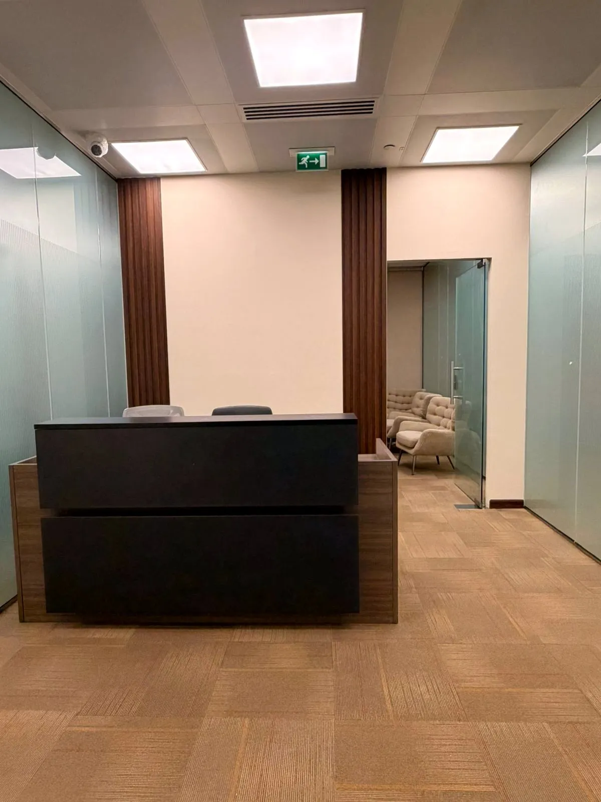 ADNEC Tower 2nd floor reception after fit-out